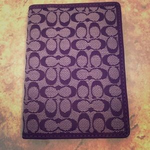 Authentic Coach Passport Holder